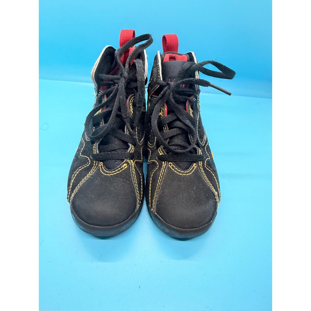 Jordan 7 Retro Citrus Black Orange Red Toddler Sneakers 304772-006 - Picture 2 of 7